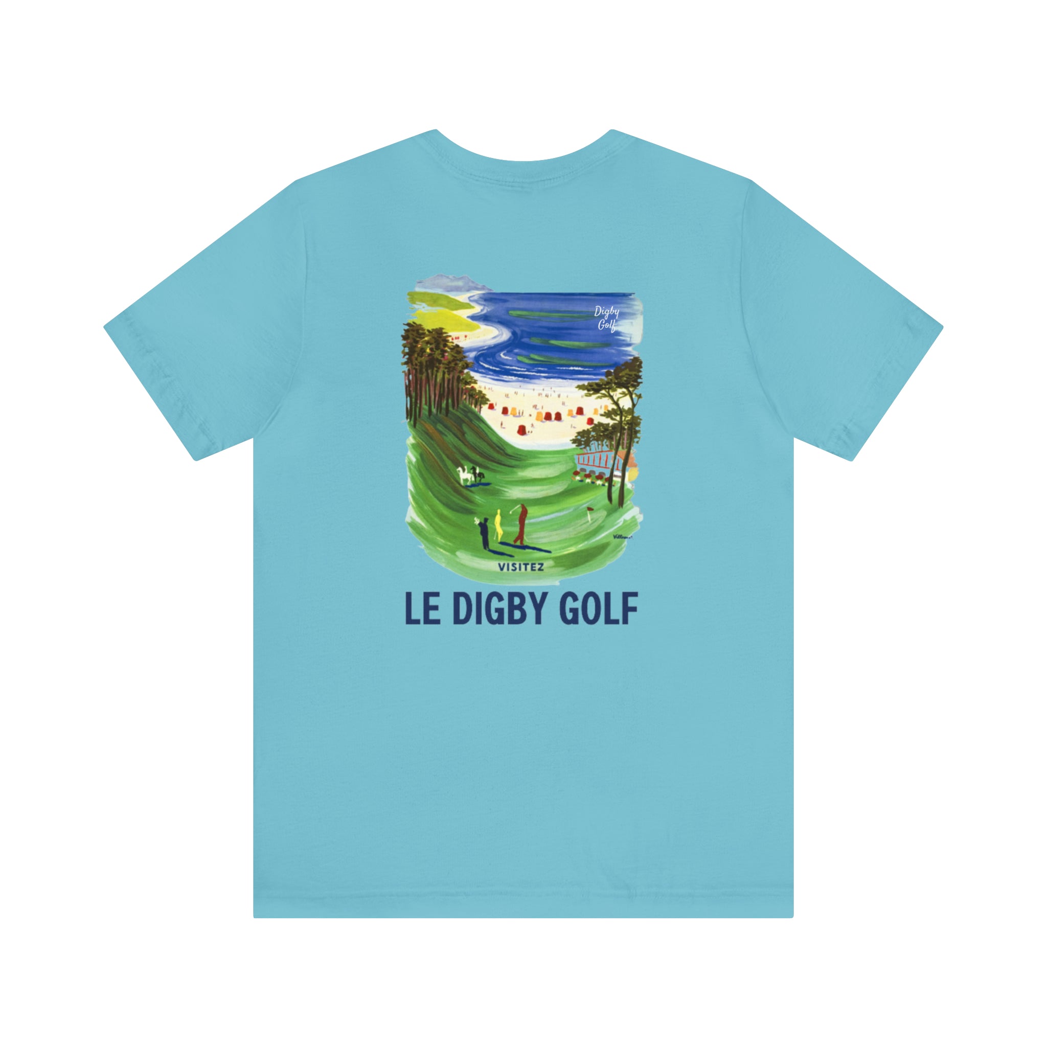 Visitez Le Digby Golf Unisex Jersey Short Sleeve T-Shirts