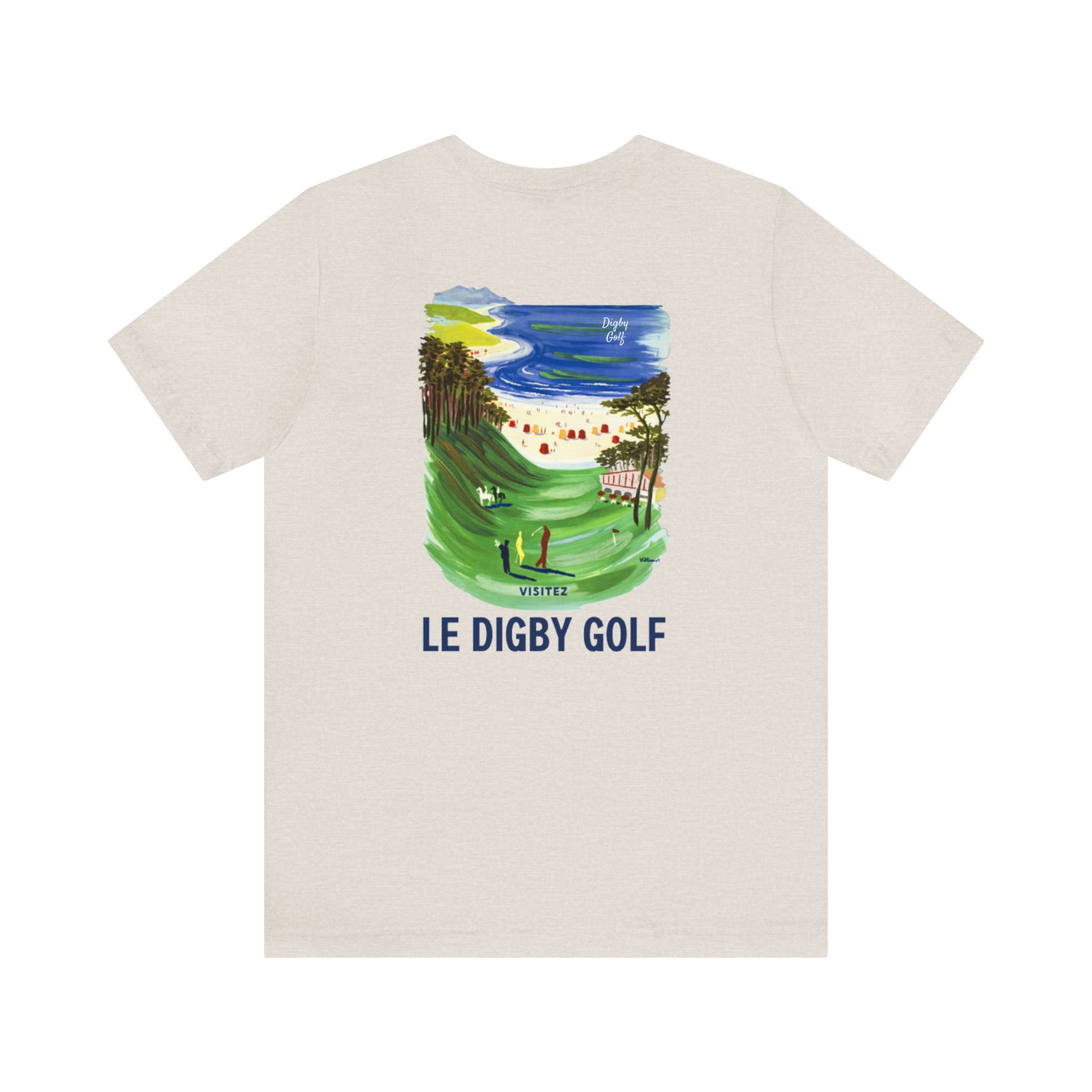 Visitez Le Digby Golf Unisex Jersey Short Sleeve T-Shirts
