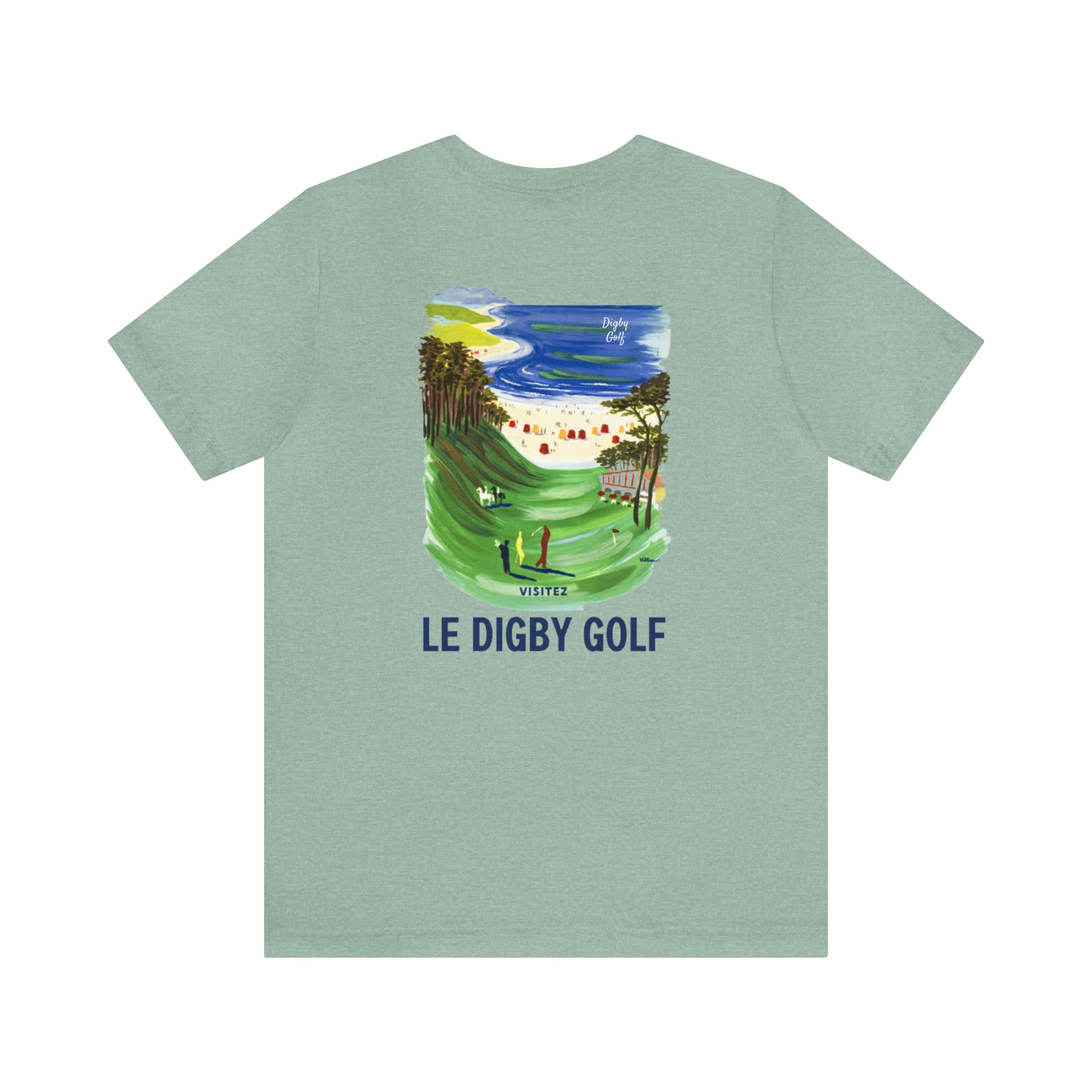 Visitez Le Digby Golf Unisex Jersey Short Sleeve T-Shirts