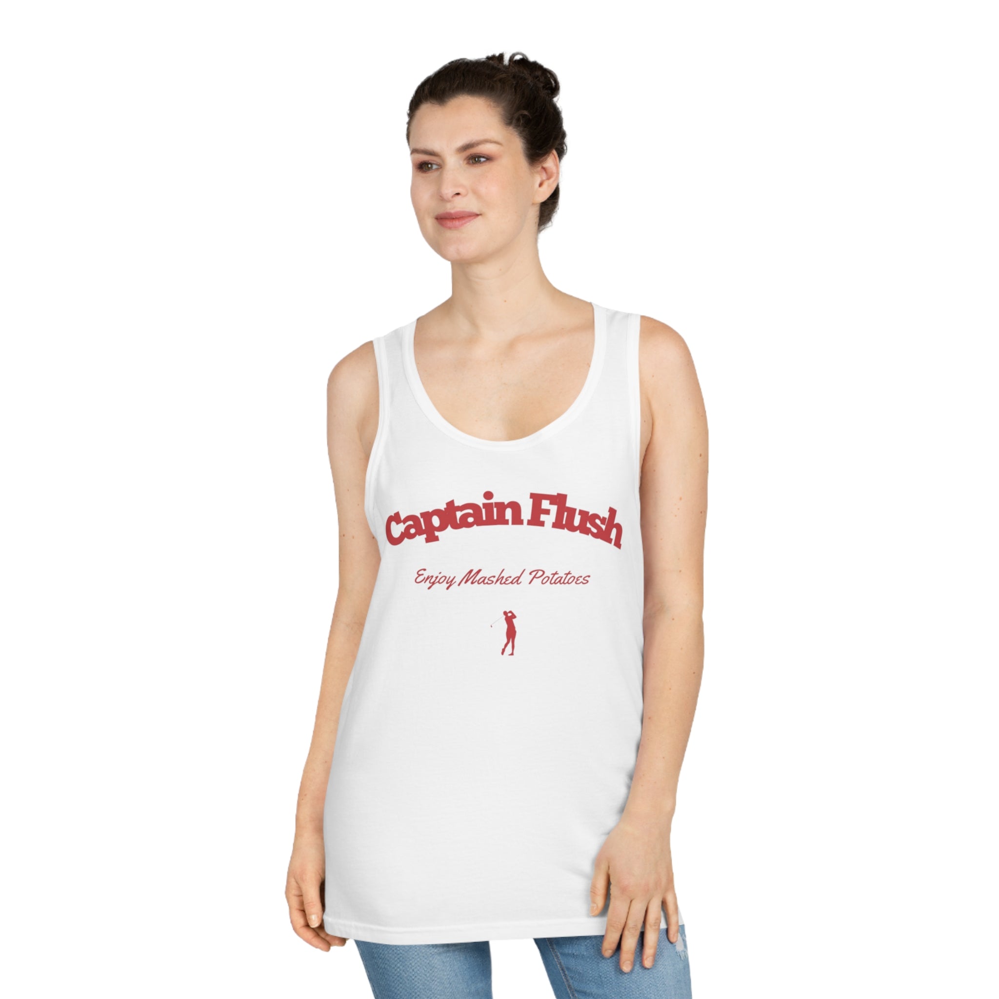 Captain Flush Digby Golf Unisex Softstyle Tank Tops