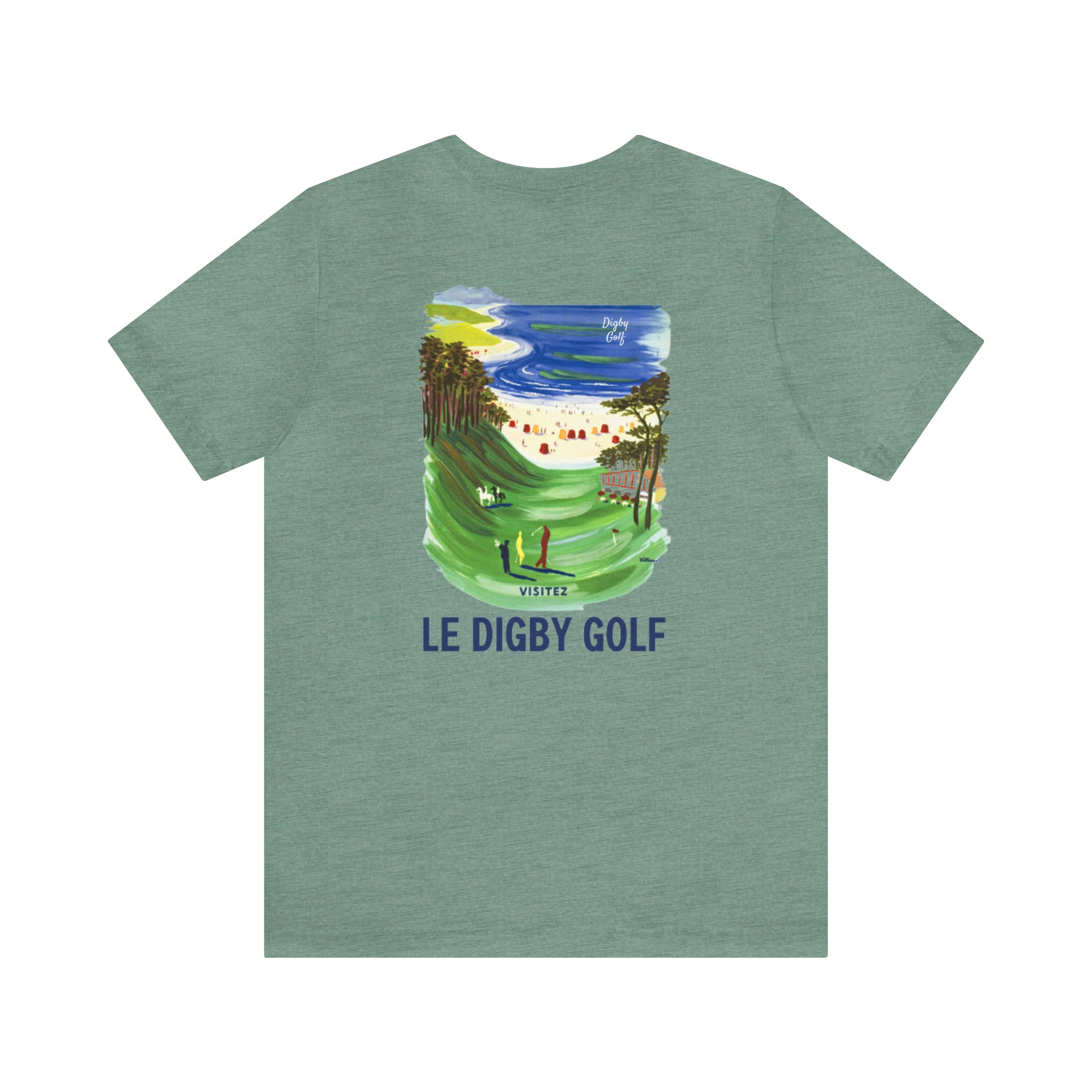 Visitez Le Digby Golf Unisex Jersey Short Sleeve T-Shirts