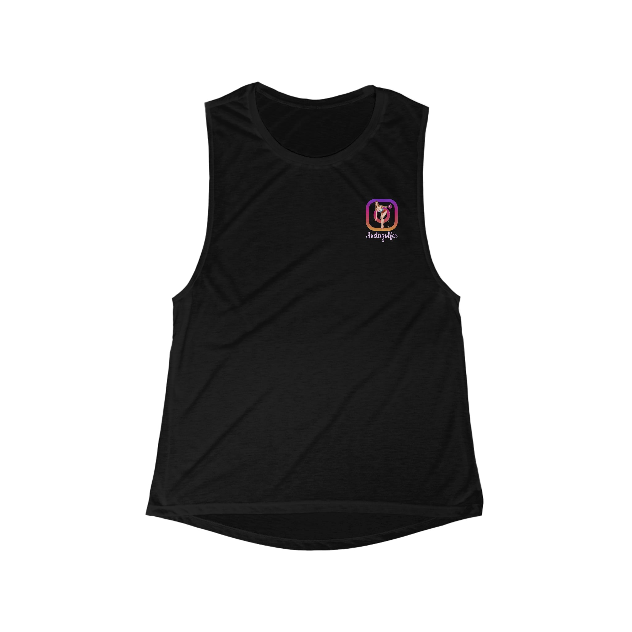Instagolfer Women's Digby Golf Flowy Scoop Muscle Tanks