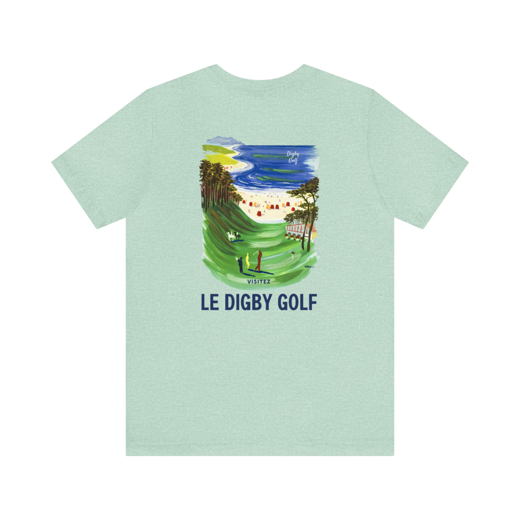 Visitez Le Digby Golf Unisex Jersey Short Sleeve T-Shirts
