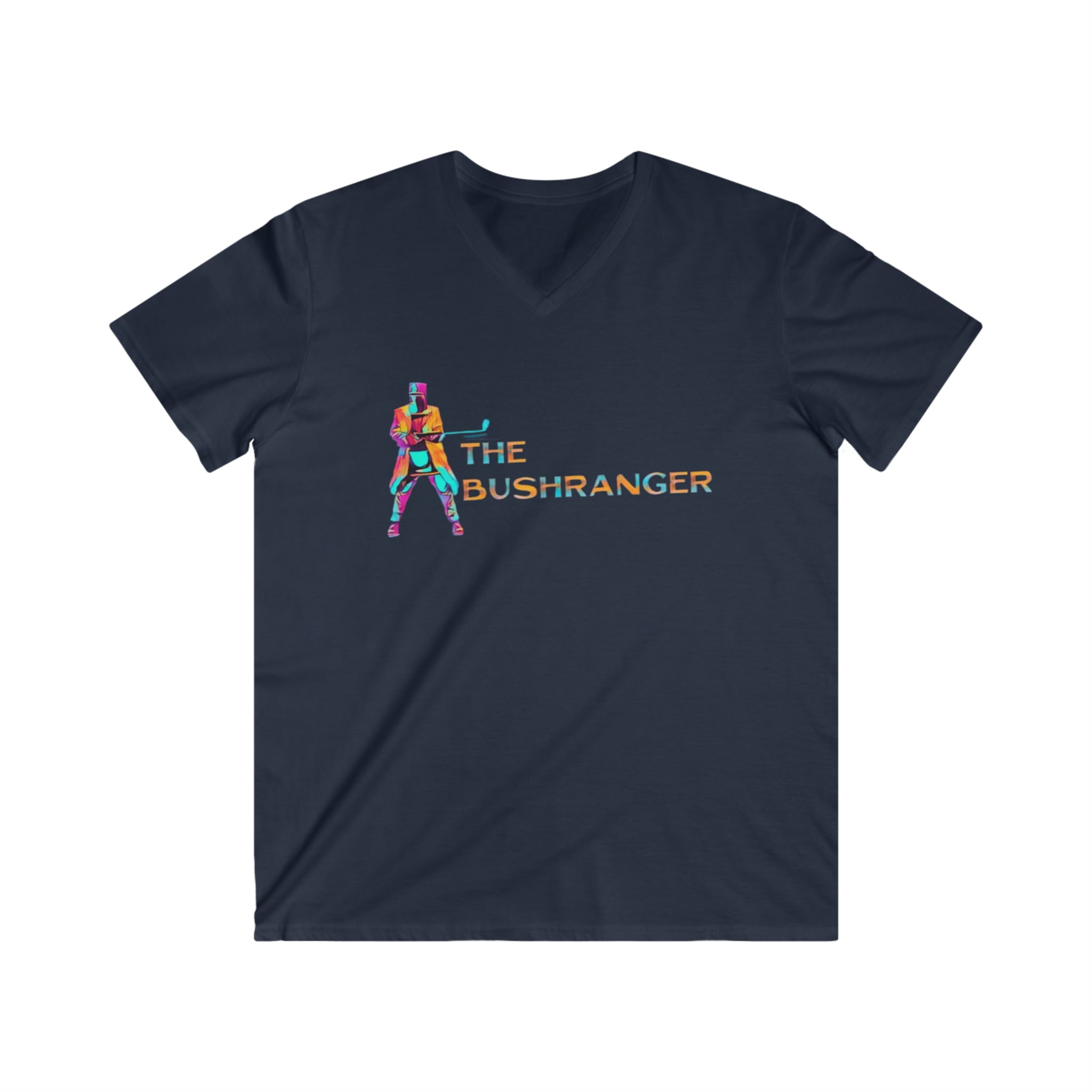 The Bushranger Digby Golf Fitted V-Neck Short Sleeve T-Shirts