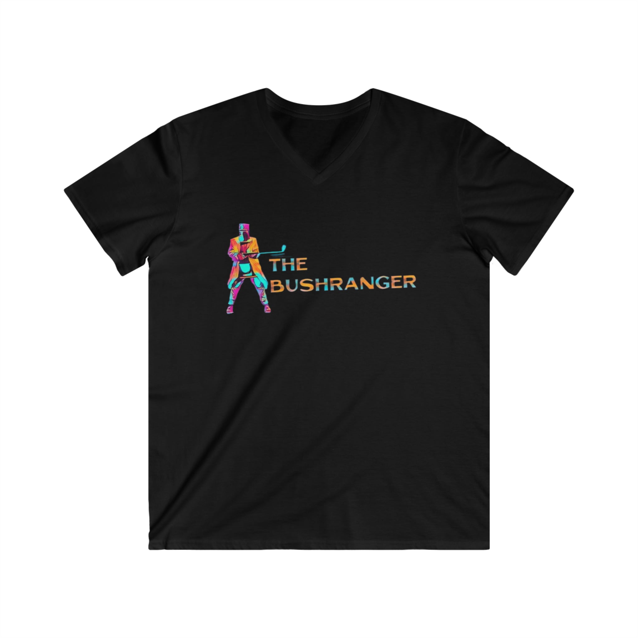 The Bushranger Digby Golf Fitted V-Neck Short Sleeve T-Shirts