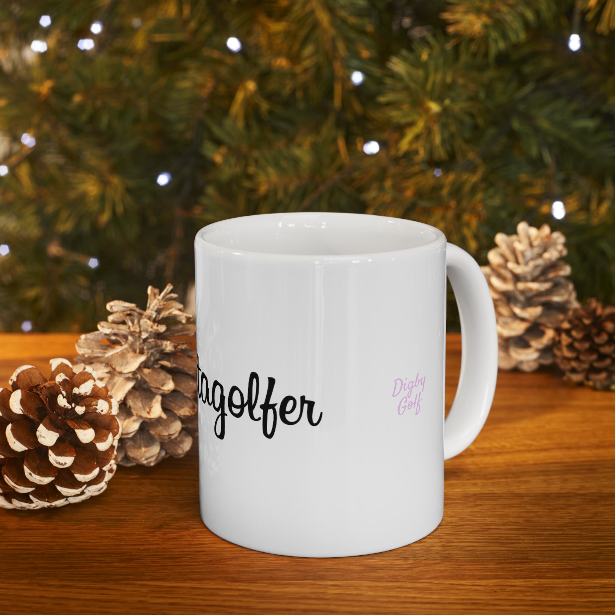 Instagolfer Digby Golf White Ceramic Mug 11oz