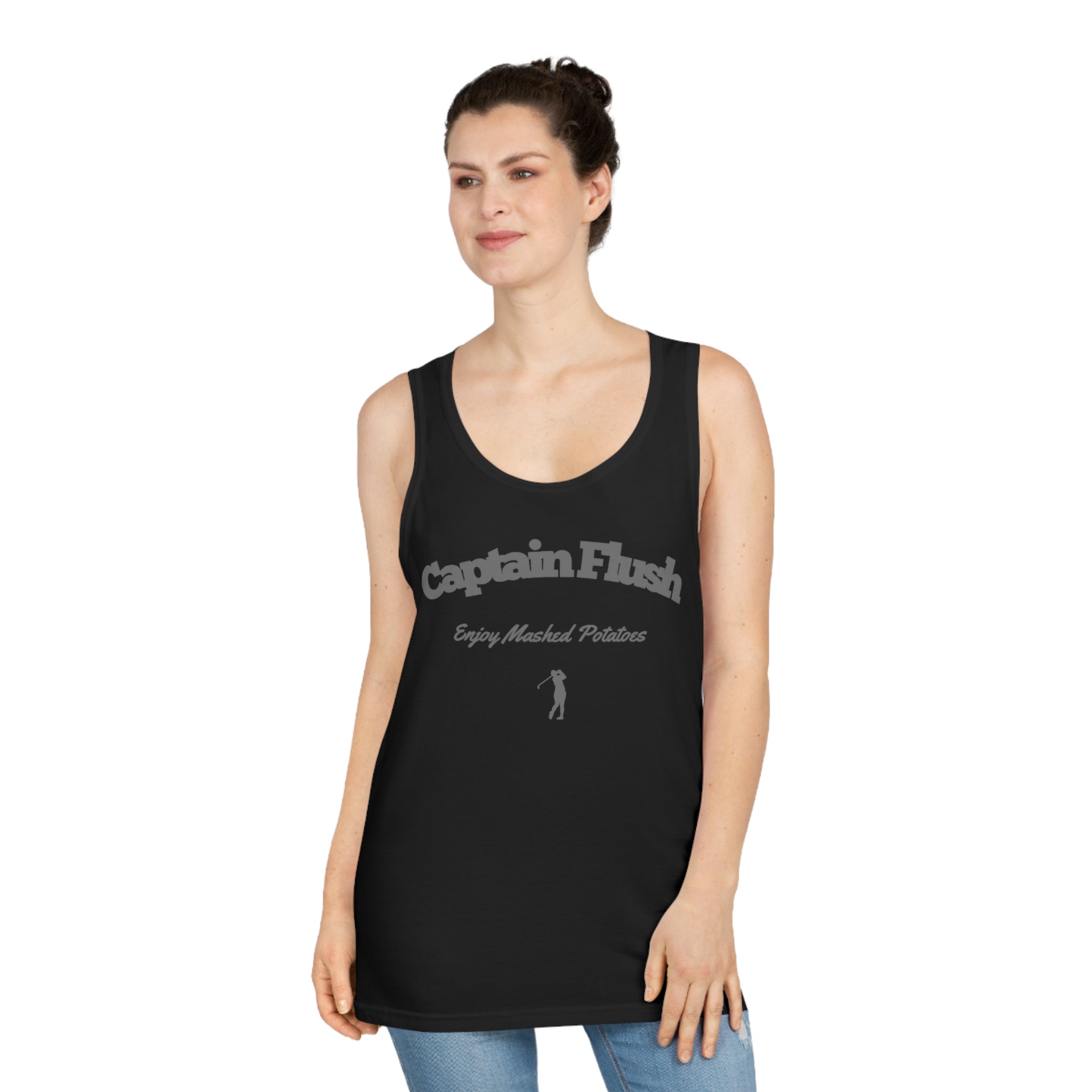 Captain Flush Digby Golf Unisex Softstyle Tank Tops