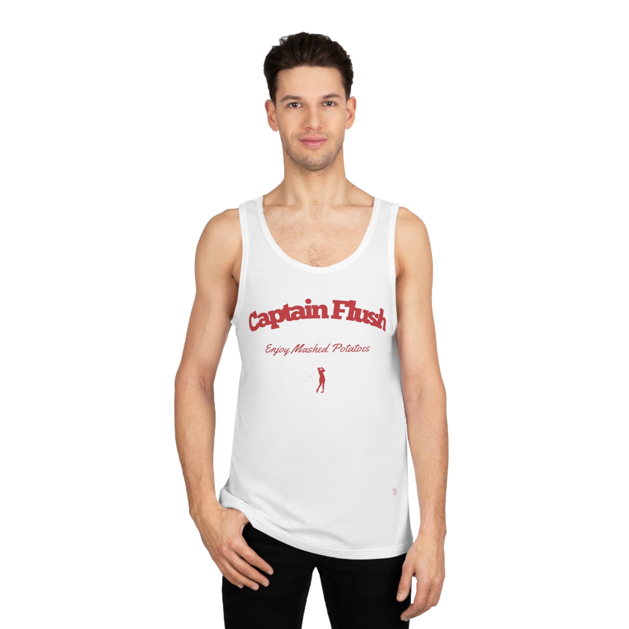 Captain Flush Digby Golf Unisex Softstyle Tank Tops