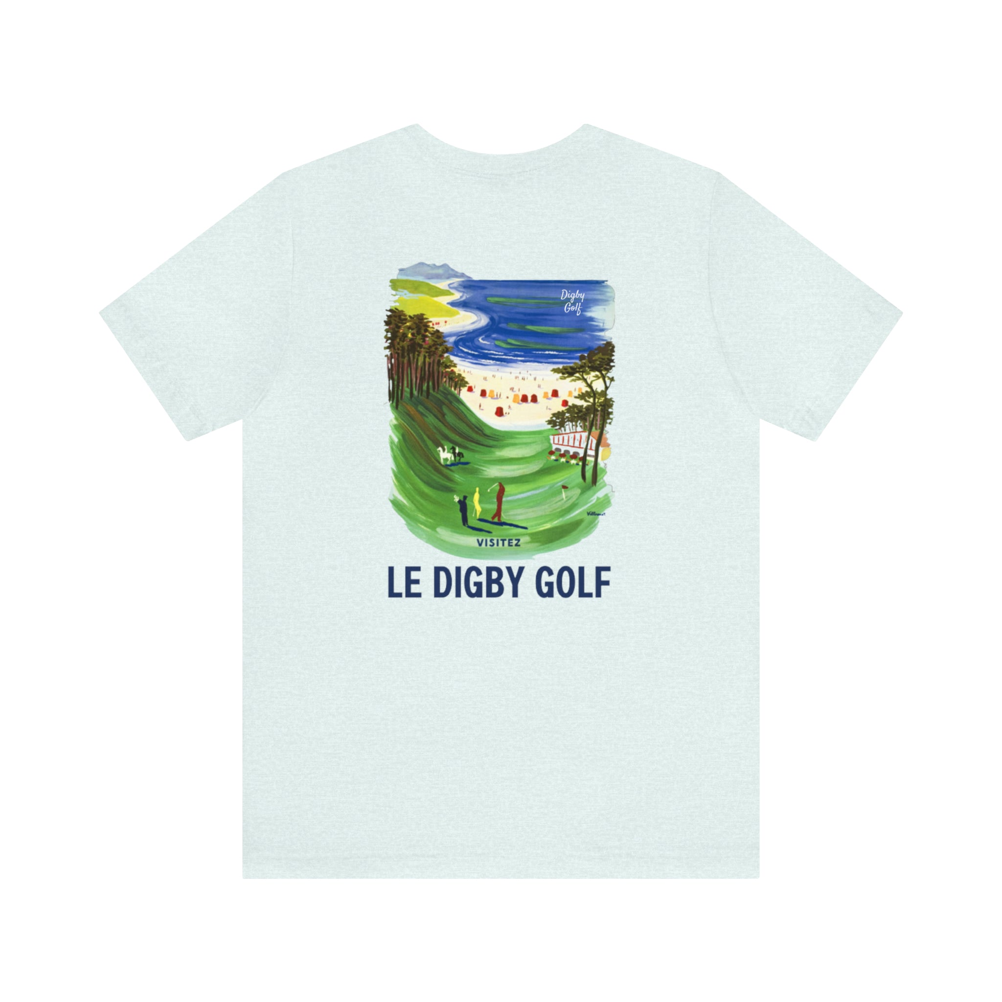 Visitez Le Digby Golf Unisex Jersey Short Sleeve T-Shirts