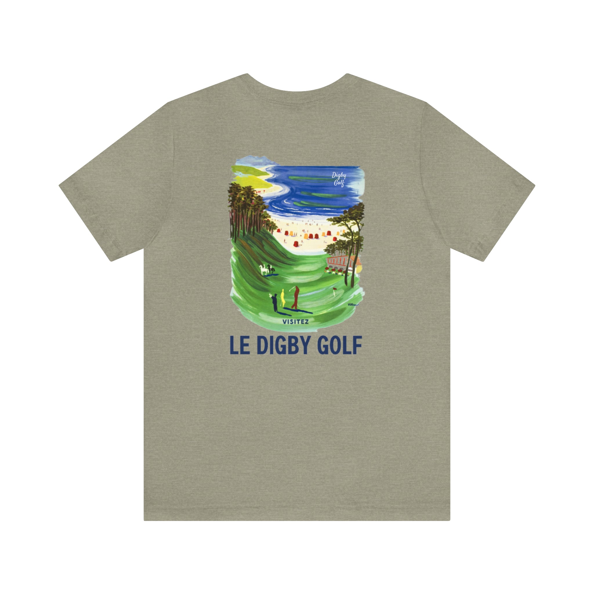 Visitez Le Digby Golf Unisex Jersey Short Sleeve T-Shirts