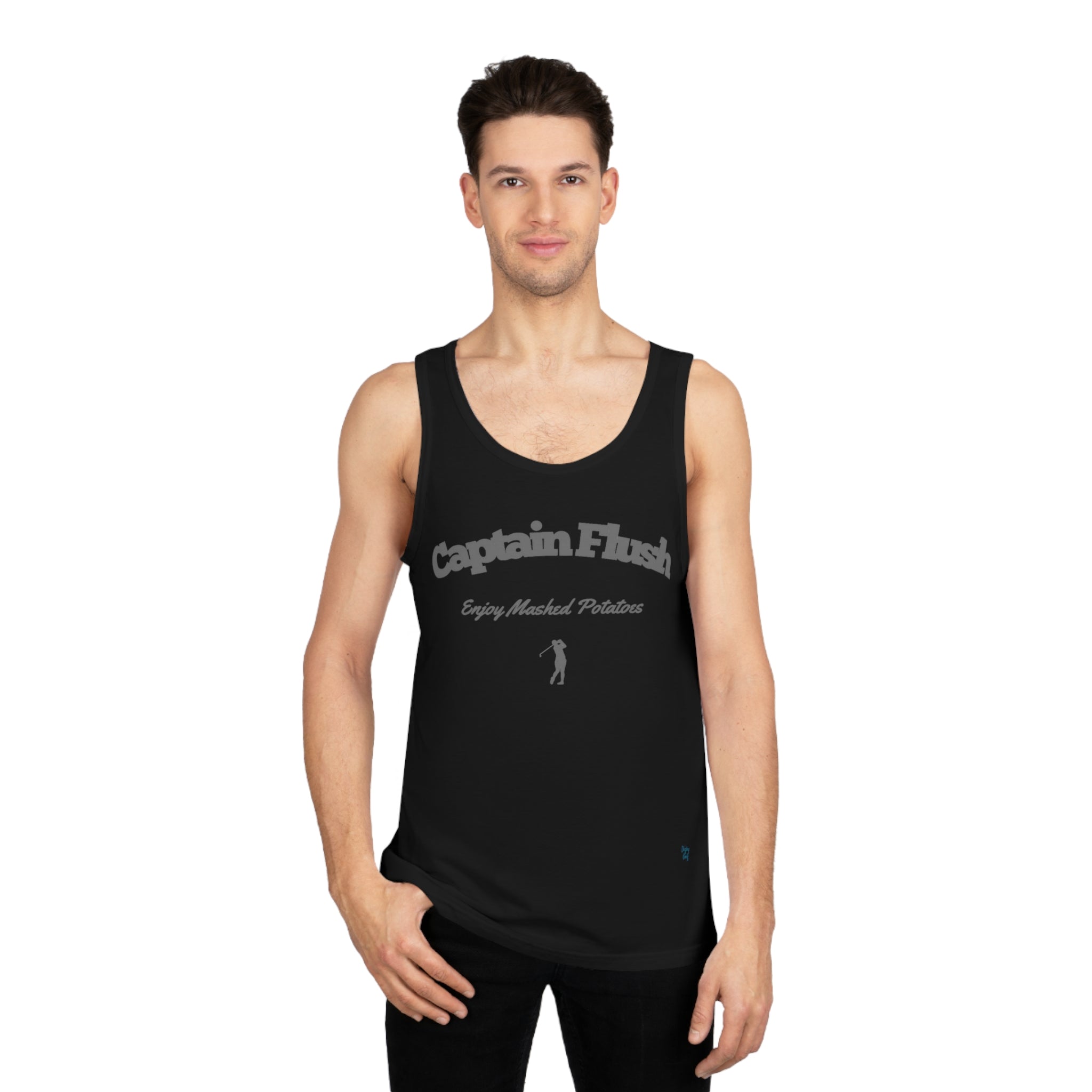 Captain Flush Digby Golf Unisex Softstyle Tank Tops