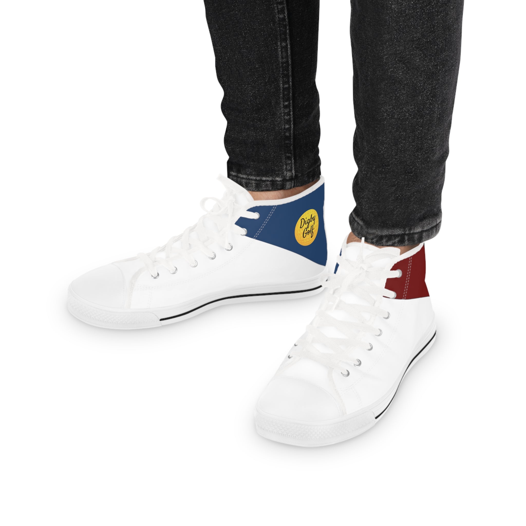 Split Heel Digby Golf Men's High Top Sneakers
