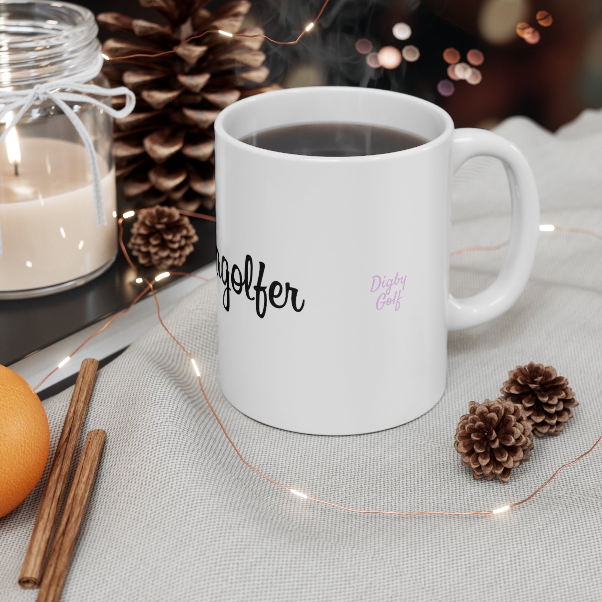 Instagolfer Digby Golf White Ceramic Mug 11oz