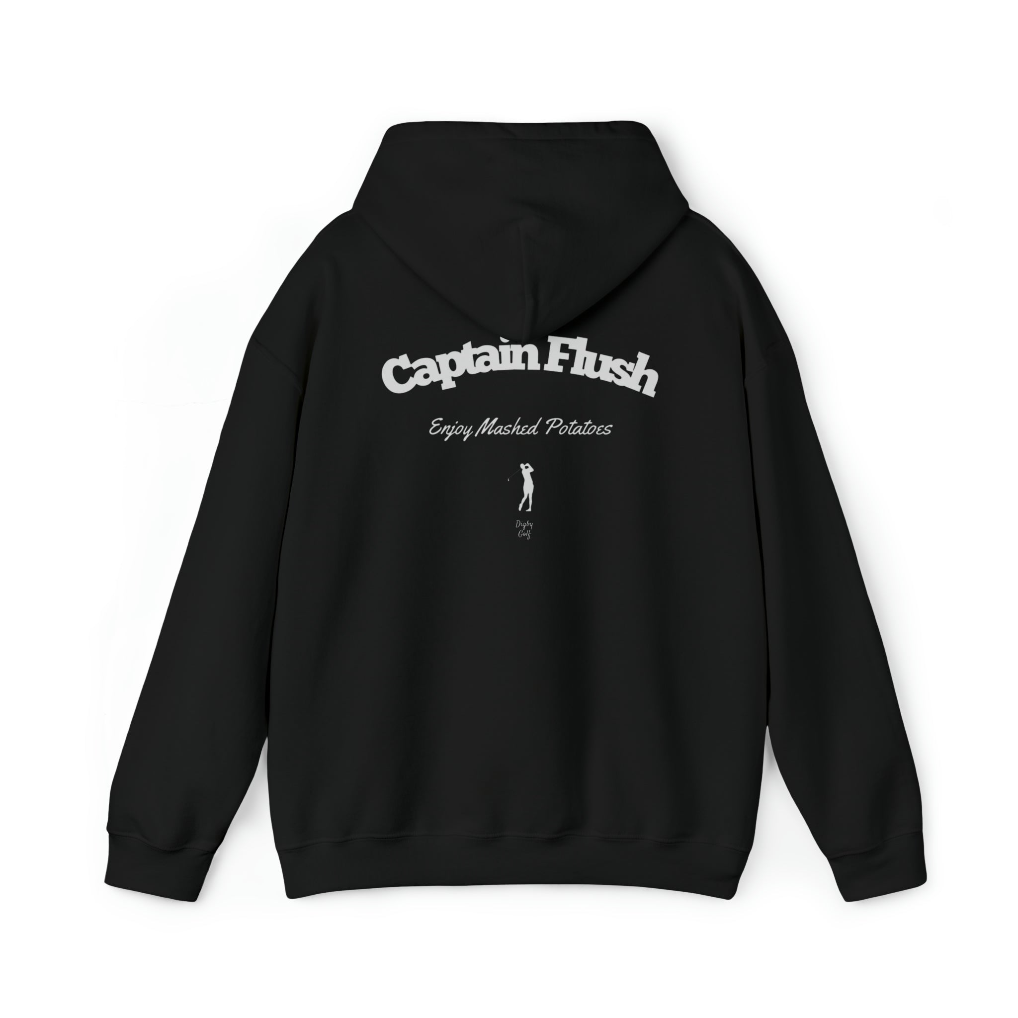 Captain Flush Enjoy Mashed Potatoes Digby Golf Unisex Heavy Blend Hooded Sweatshirts