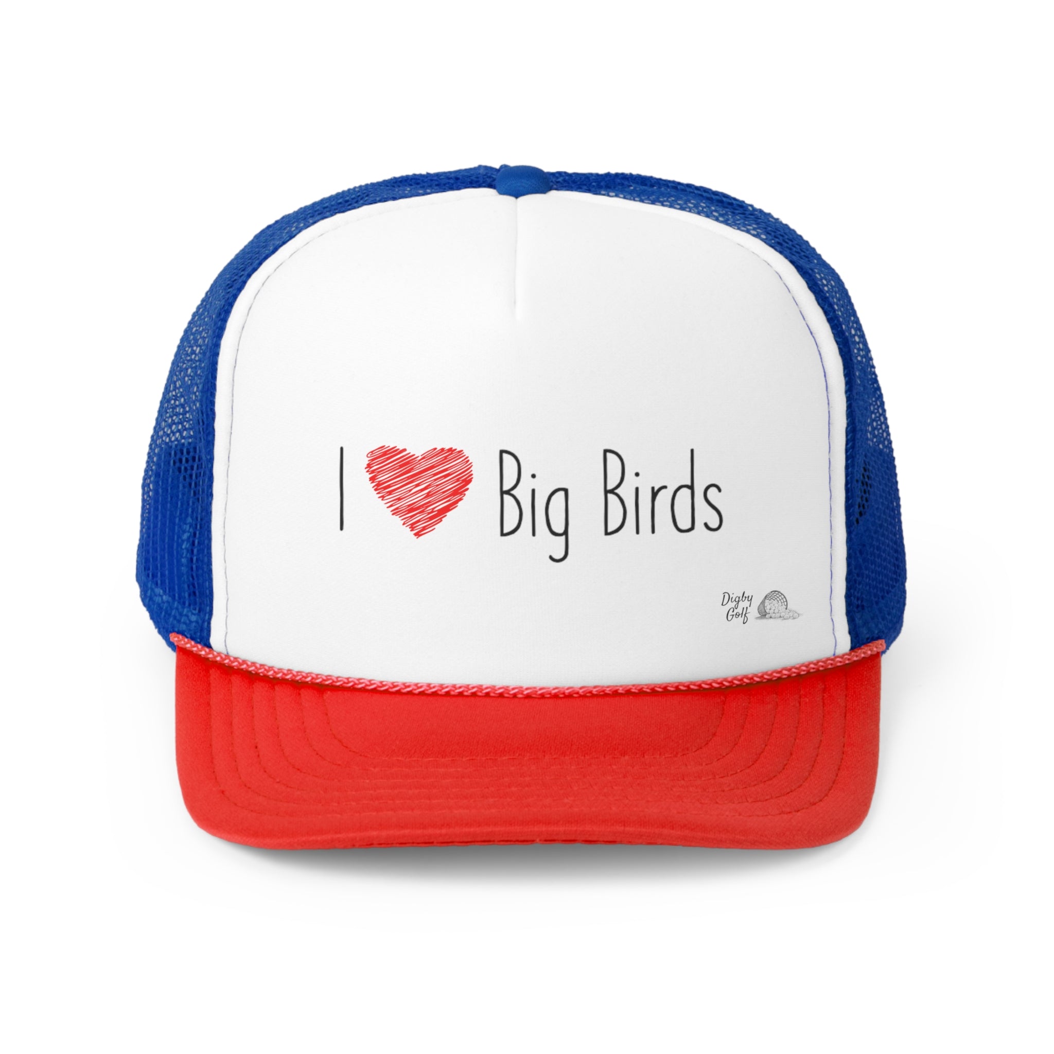 I Love Big Birds Digby Golf Trucker Caps