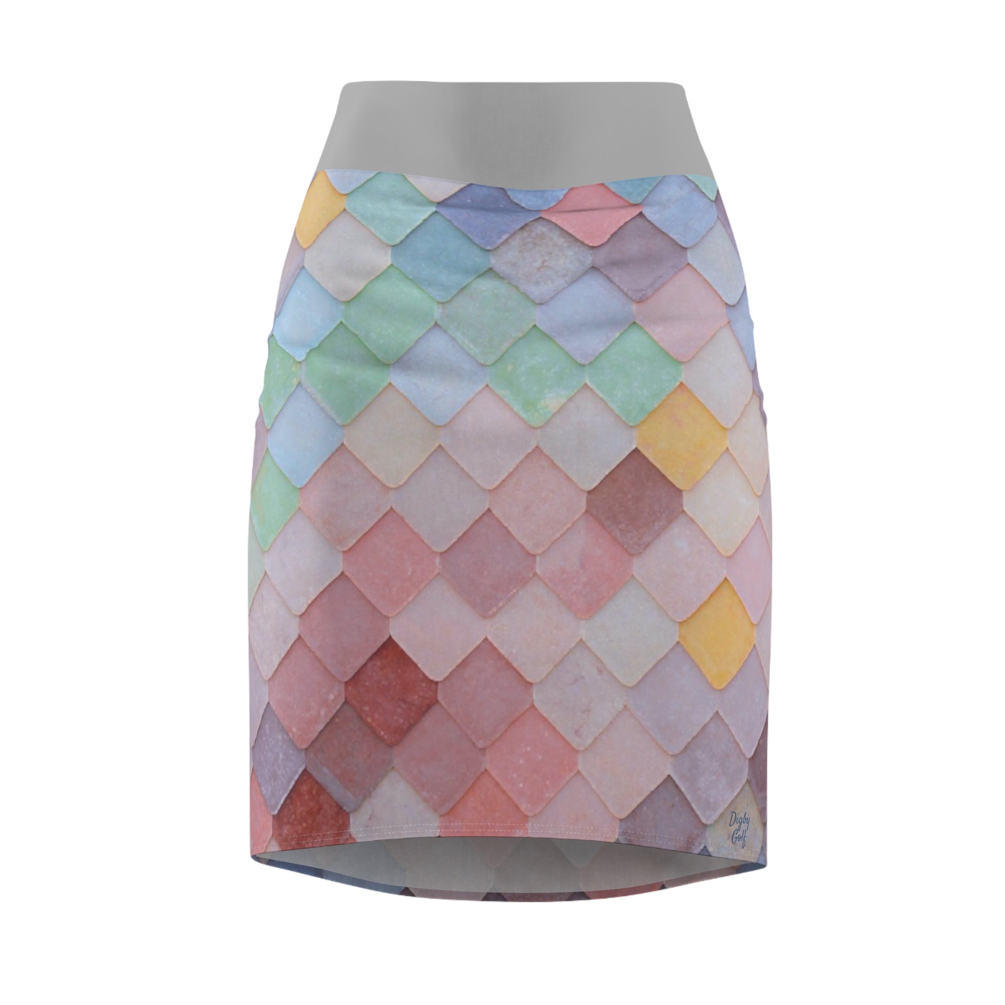 Marbella Tiles Women's Pencil Skirt