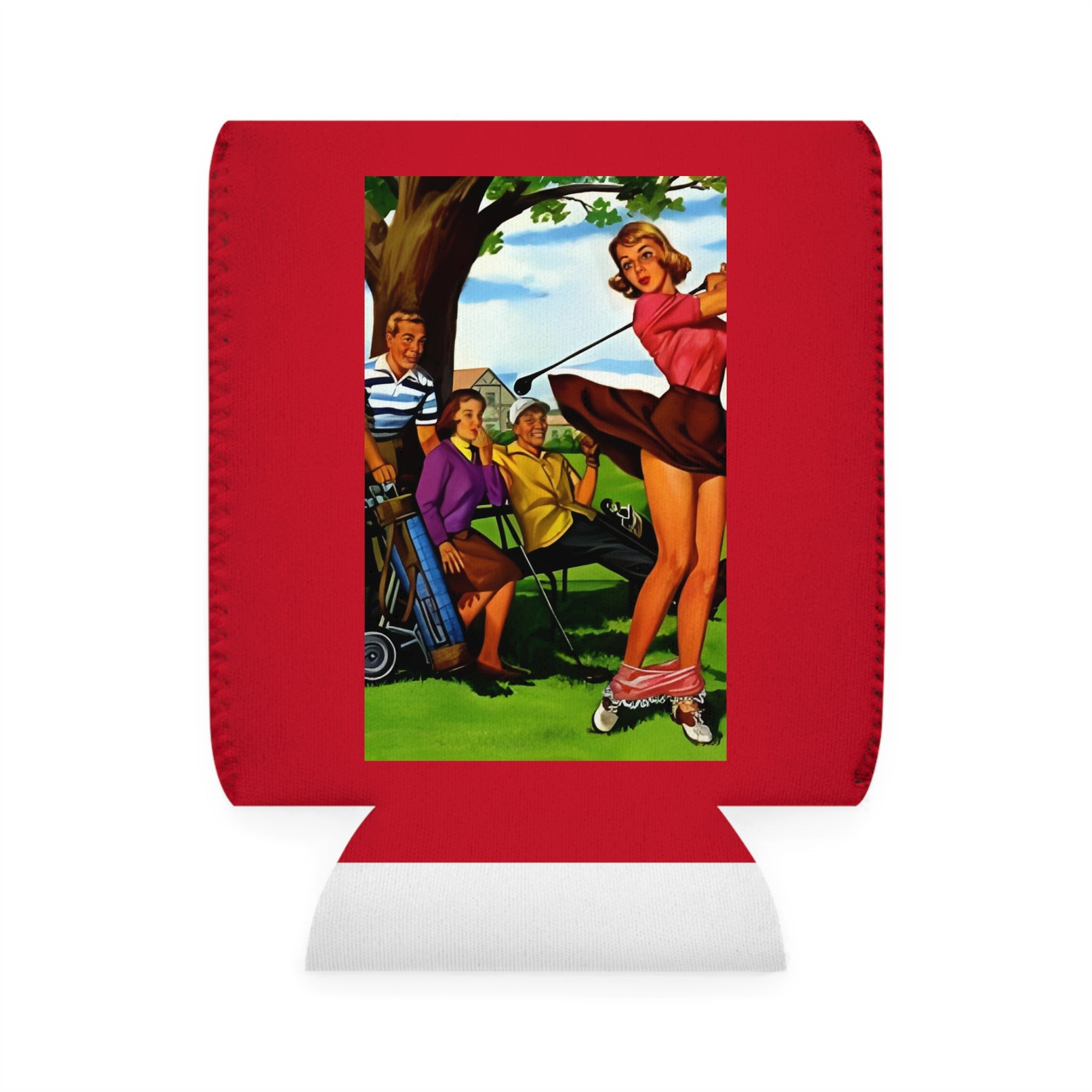 Naughty Digby Golf Stubby Holder Can Cooler Sleeve