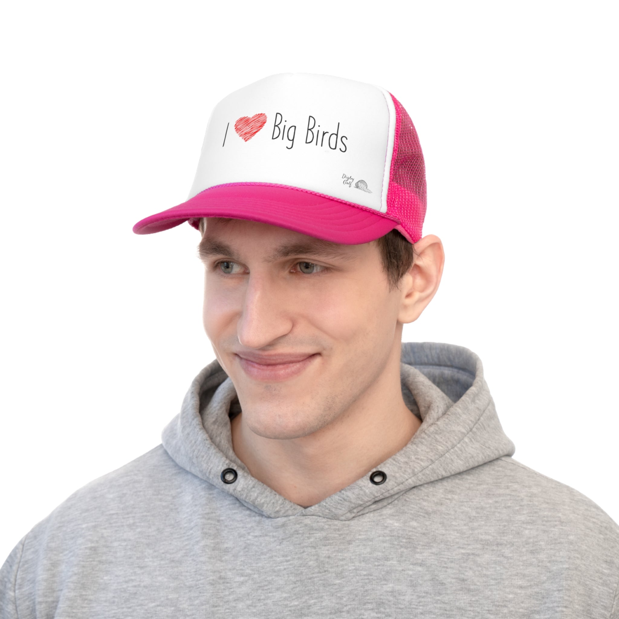 I Love Big Birds Digby Golf Trucker Caps