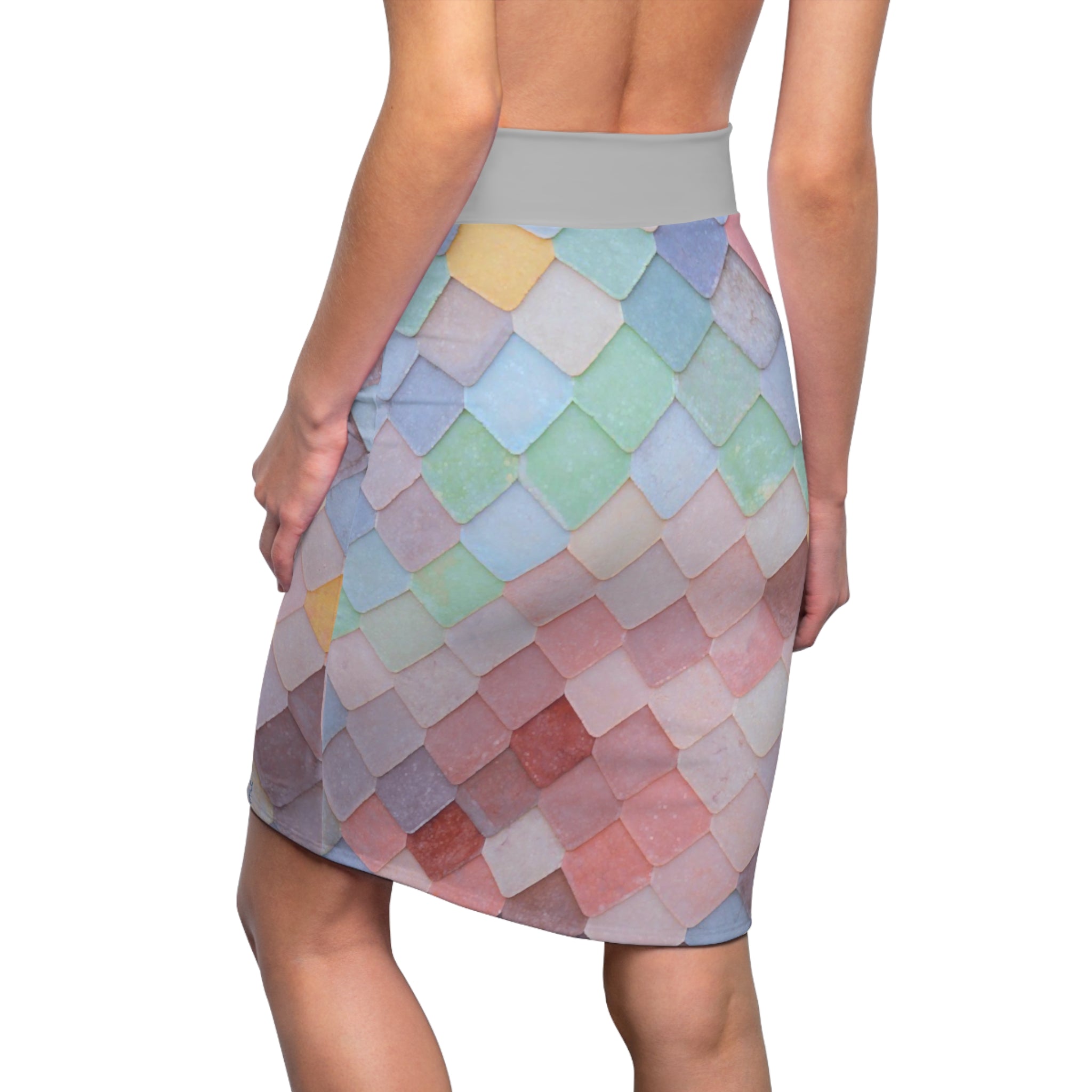 Marbella Tiles Women's Pencil Skirt