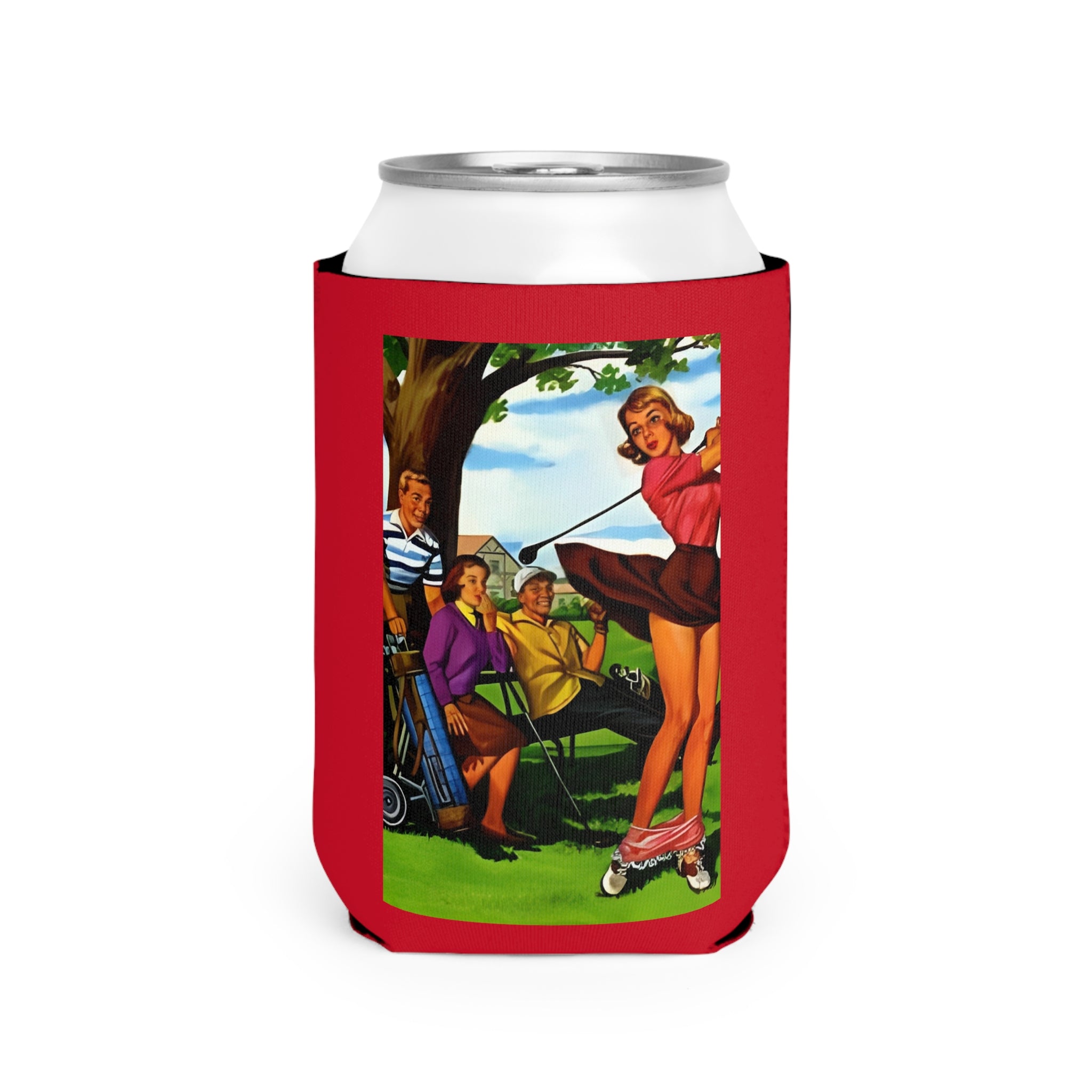 Naughty Digby Golf Stubby Holder Can Cooler Sleeve