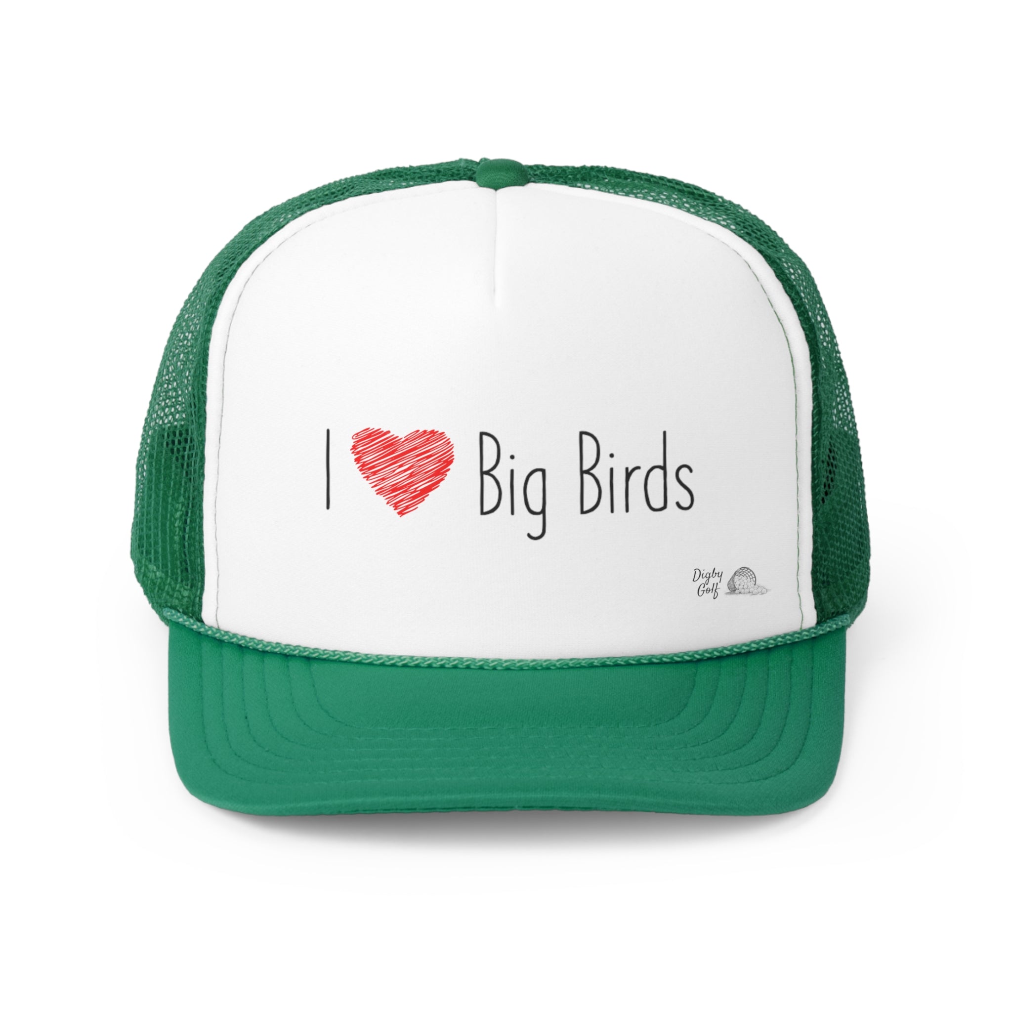 I Love Big Birds Digby Golf Trucker Caps