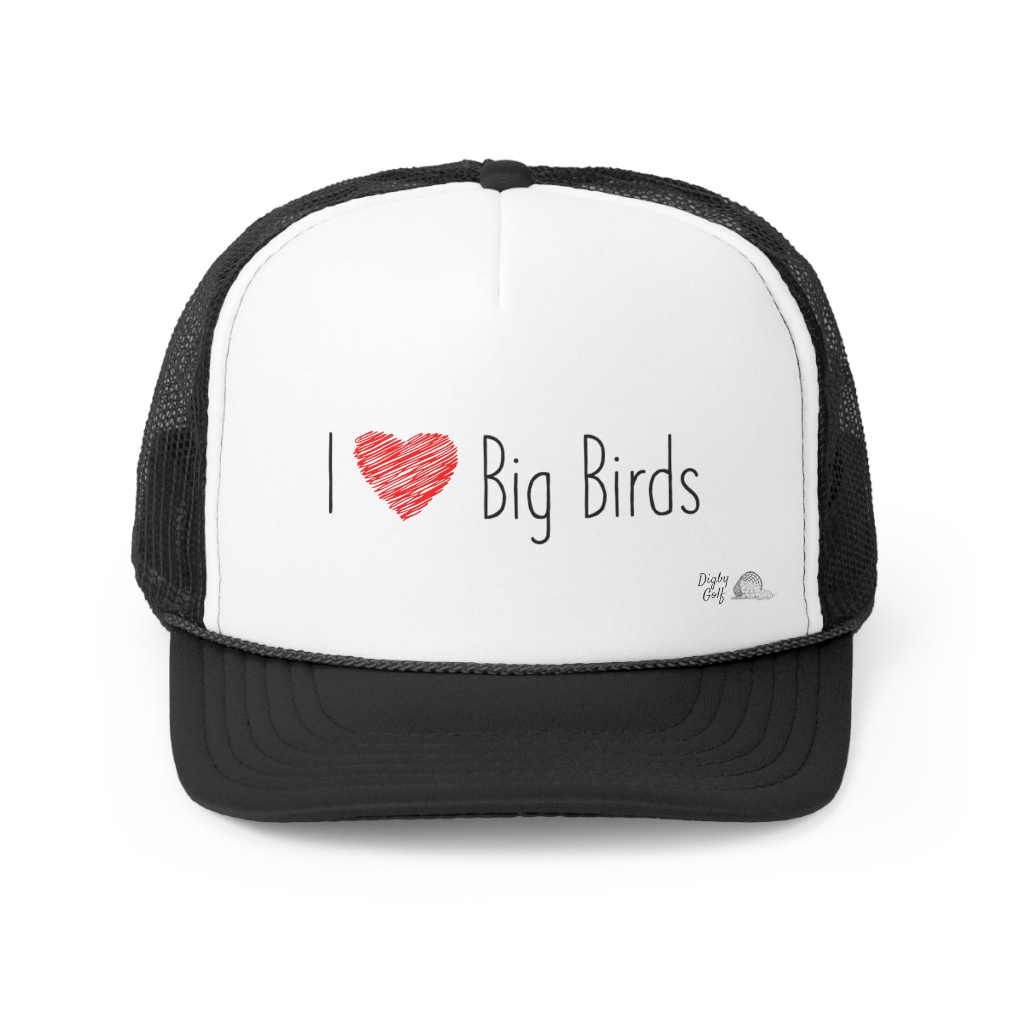 I Love Big Birds Digby Golf Trucker Caps