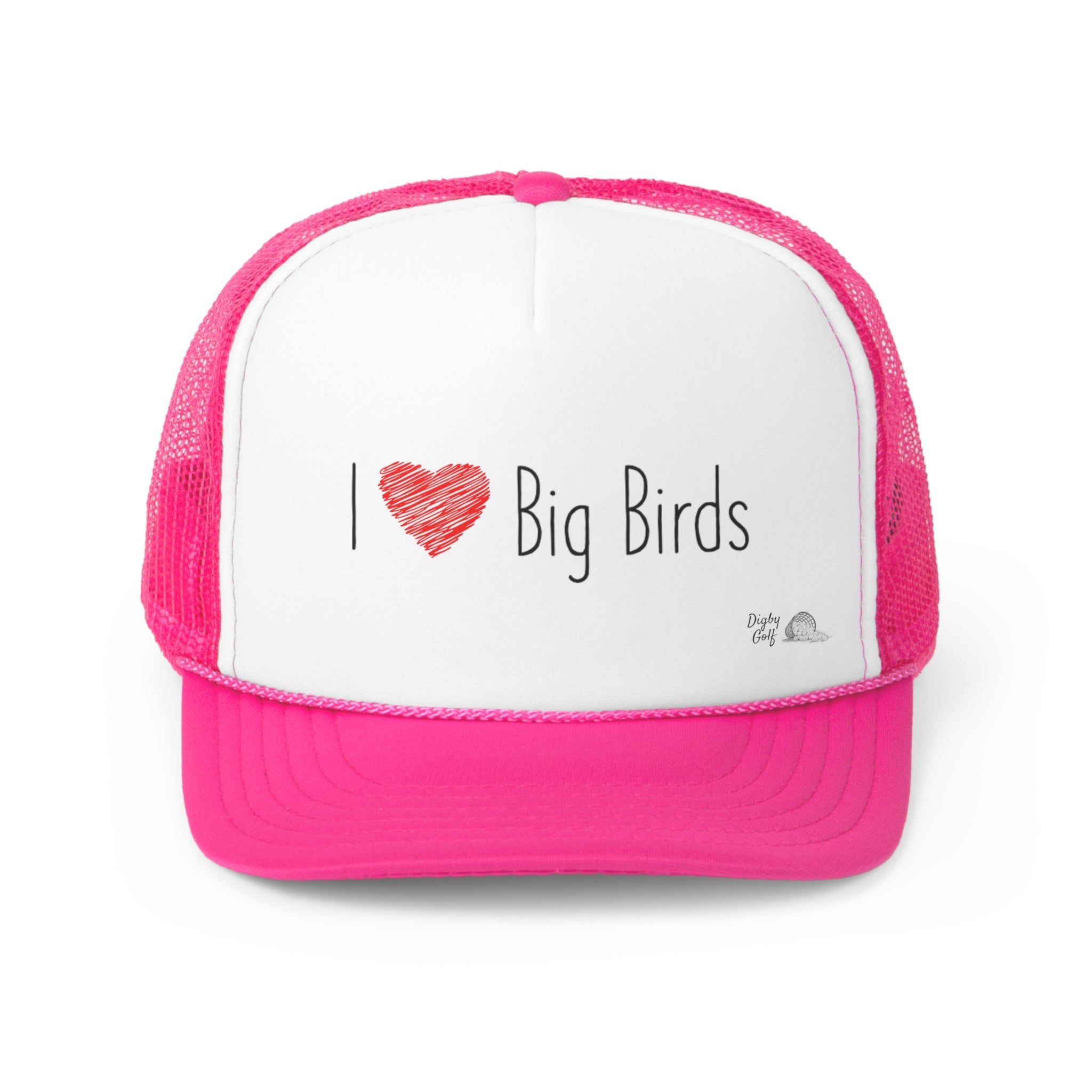 I Love Big Birds Digby Golf Trucker Caps