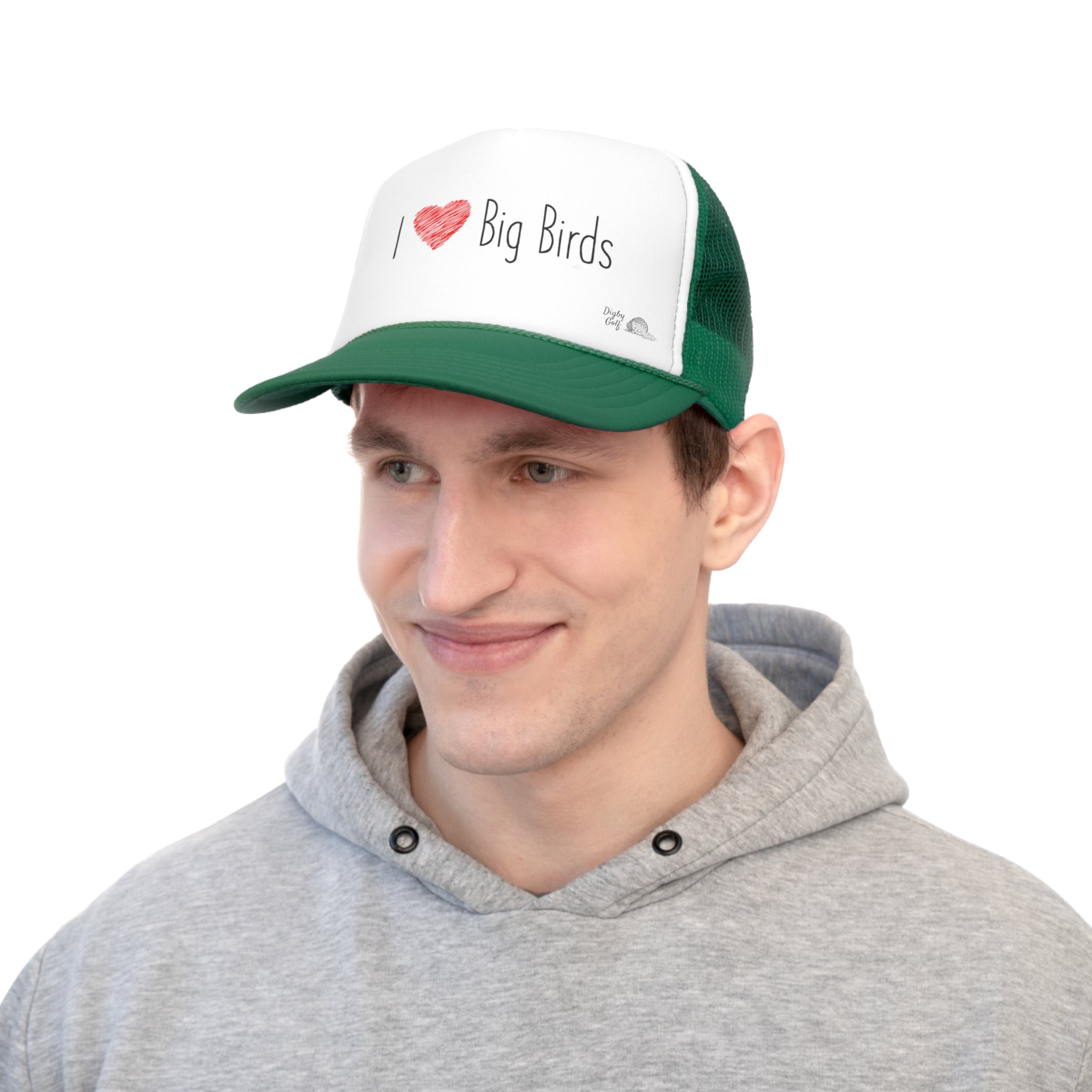 I Love Big Birds Digby Golf Trucker Caps