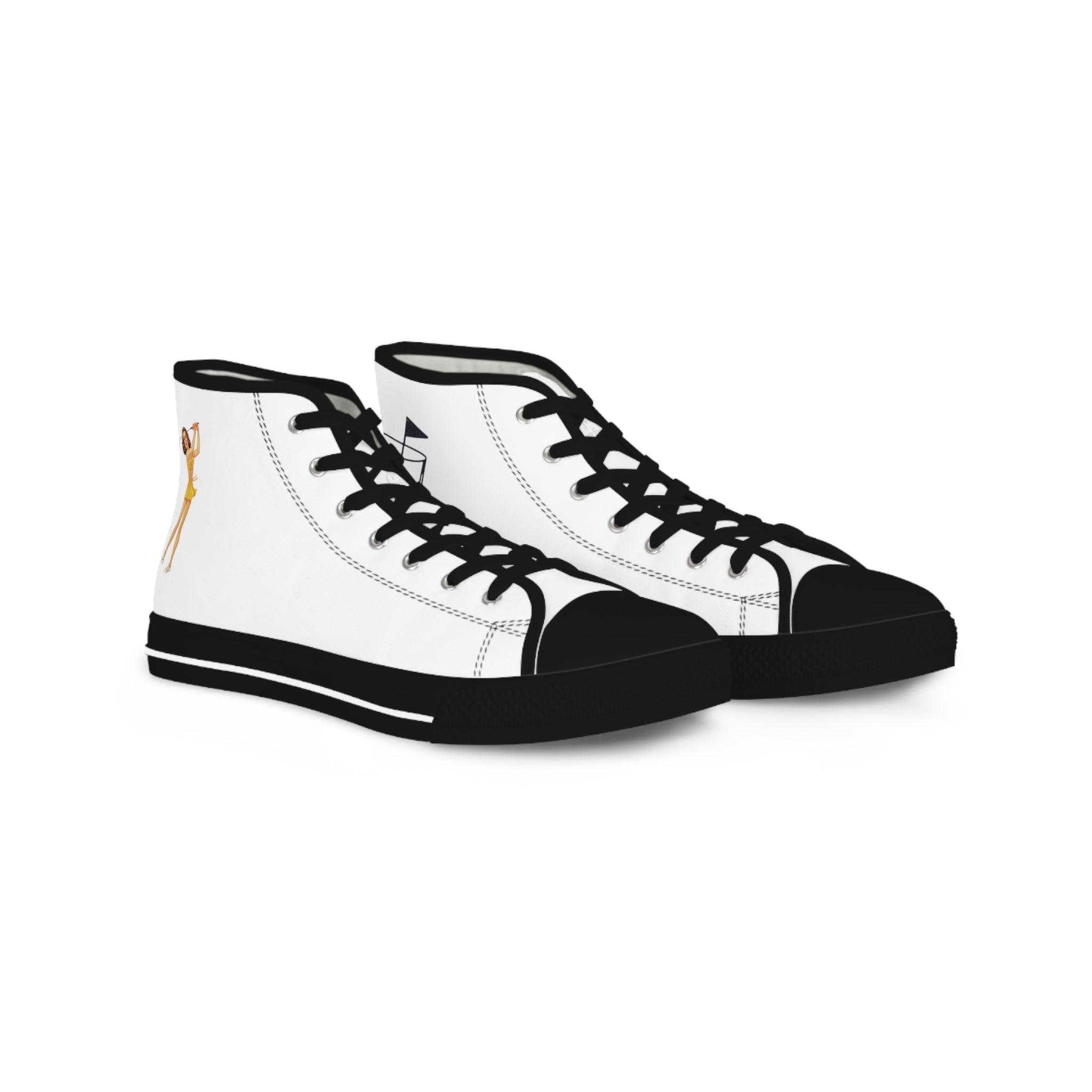 Pin Up Golf Men's Digby Golf  High Top Sneakers